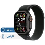 ساعت هوشمند اپل مدل Ultra 2 Black Titanium Case Trail Loop 49mm - تصویر 2