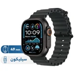 ساعت هوشمند اپل مدل Ultra 2 Black Titanium Case Ocean Band 49mm - تصویر 2